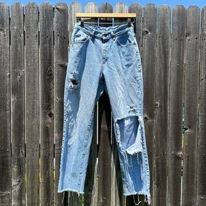 Vintage 90s Lee distressed denim jeans